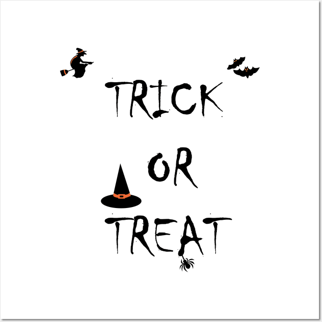 Trick or Treat halloween Wall Art by barwarrior